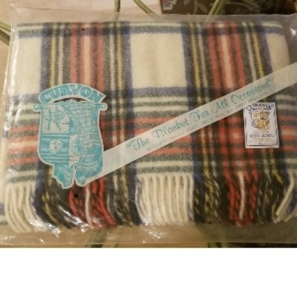 Vintage Other - Vintage Blanket NEW! 100% Wool Unopened